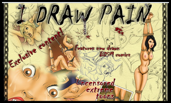 I draw pain - new cruel bdsm comics. Your perverted fantasies become reality!